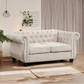Getuftetes, gepolstertes 2-Sitzer-Sofa