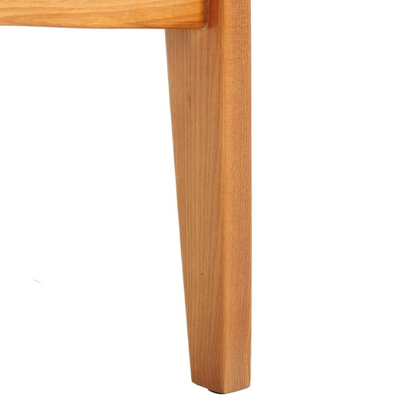 Akzentstuhl aus Massivholz mit Kissen (vollständig montiert) - 28 Zoll B x 33 Zoll T x 34 Zoll H - 28Bx33Tx34H