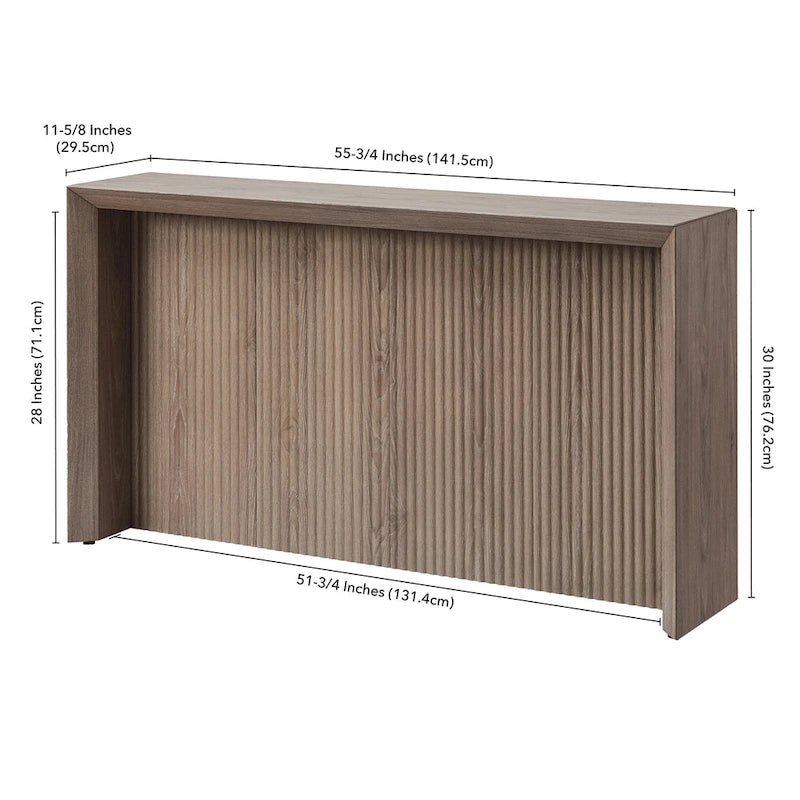 Table console rectangulaire de 56 de largeur - 55.75 de largeur