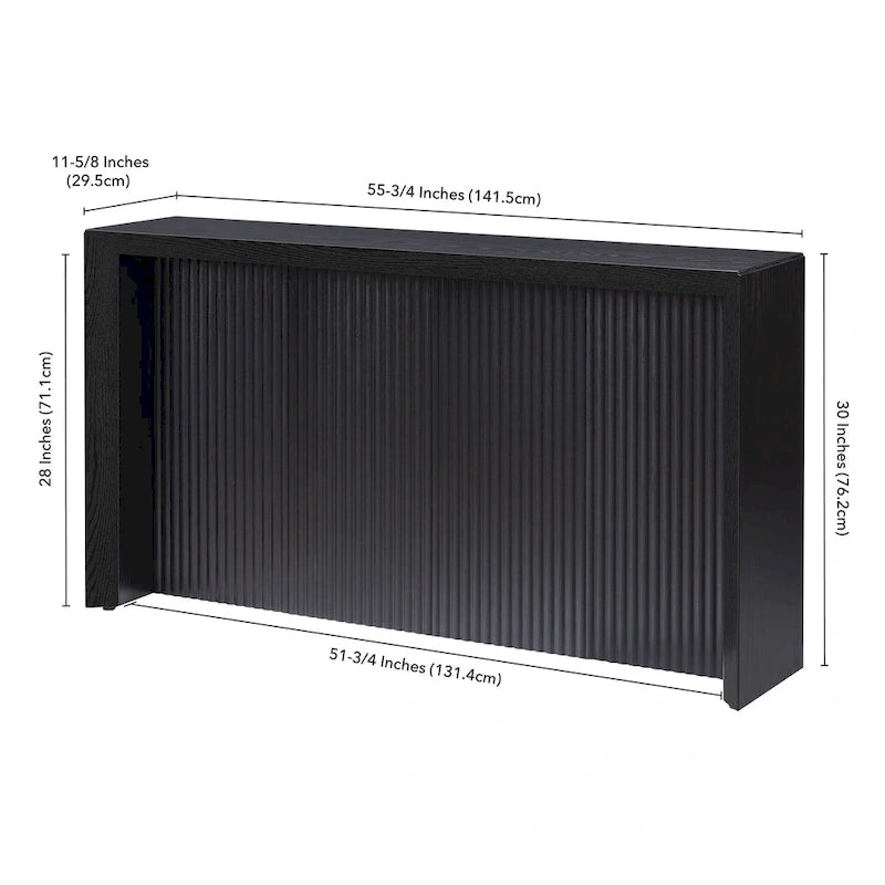 Table console rectangulaire de 56 de largeur - 55.75 de largeur