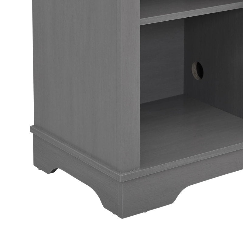 Extra breiter, rustikaler TV-Ständer, 70 Zoll, für 80-Zoll-Fernseher - Naturholzoptik