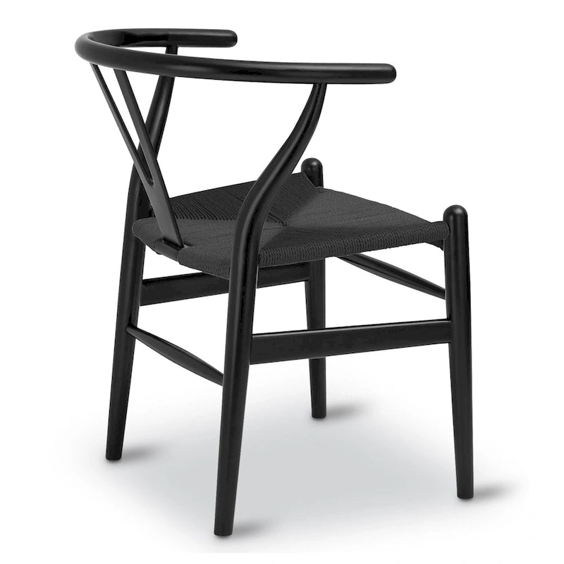 Geflechtstühle mit Massivholzgestell (2er-Set)