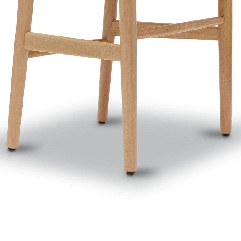 Geflechtstühle mit Massivholzgestell (2er-Set)