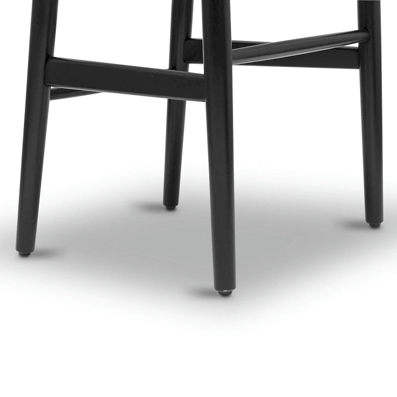 Geflechtstühle mit Massivholzgestell (2er-Set)