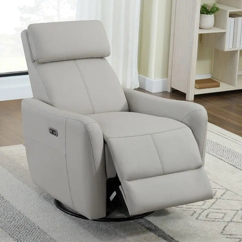 Fauteuil inclinable pivotant à bascule électrique, fauteuil d’allaitement inclinable