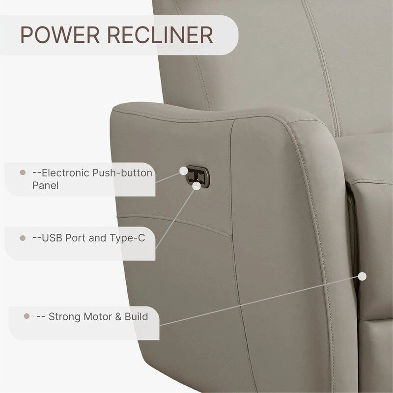 Fauteuil inclinable pivotant à bascule électrique, fauteuil d’allaitement inclinable