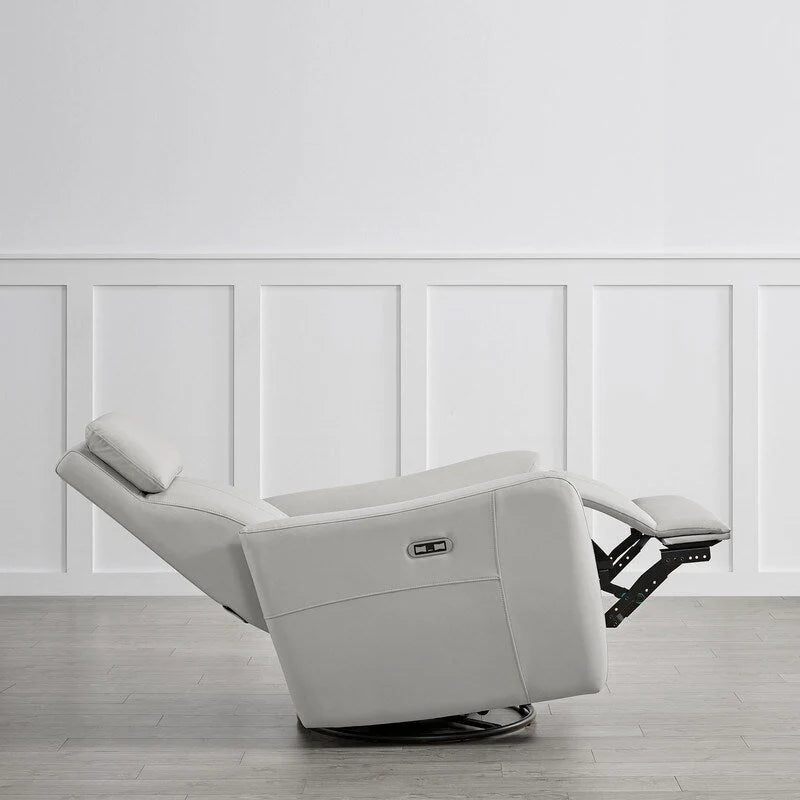 Fauteuil inclinable pivotant à bascule électrique, fauteuil d’allaitement inclinable