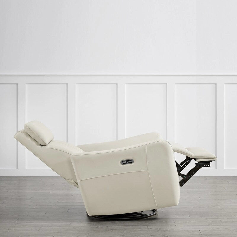 Fauteuil inclinable pivotant à bascule électrique, fauteuil d’allaitement inclinable