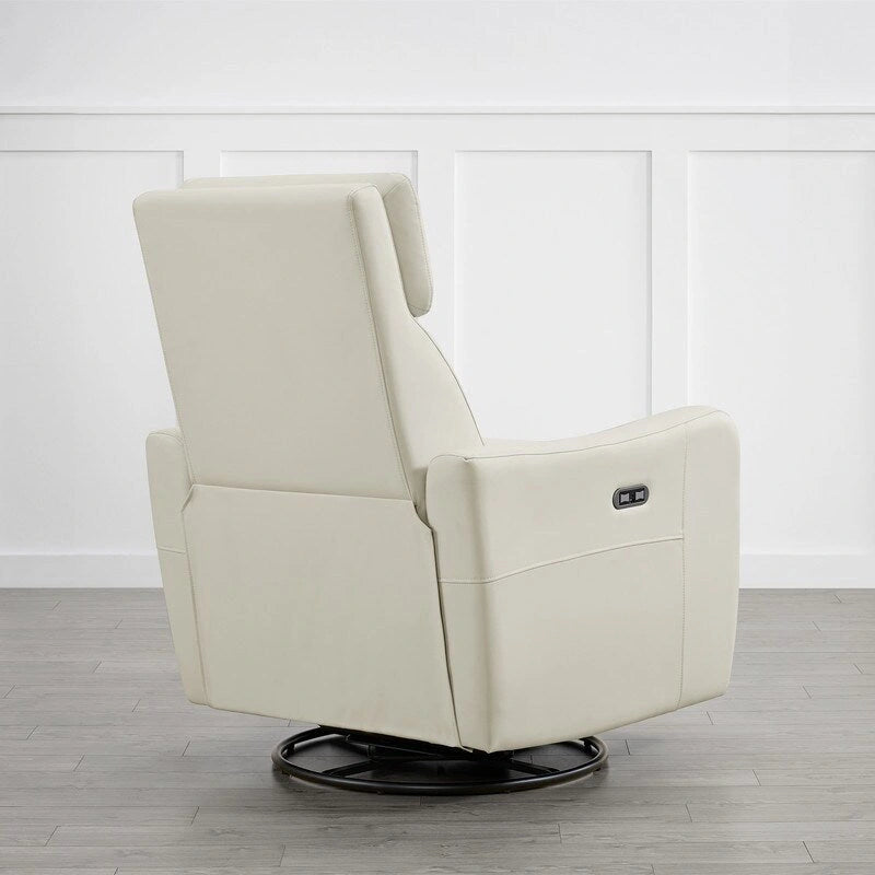 Fauteuil inclinable pivotant à bascule électrique, fauteuil d’allaitement inclinable