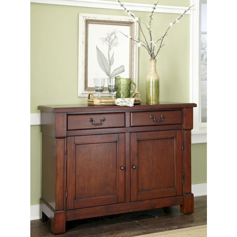 Aspen Rustic Cherry Buffet by Homestyles